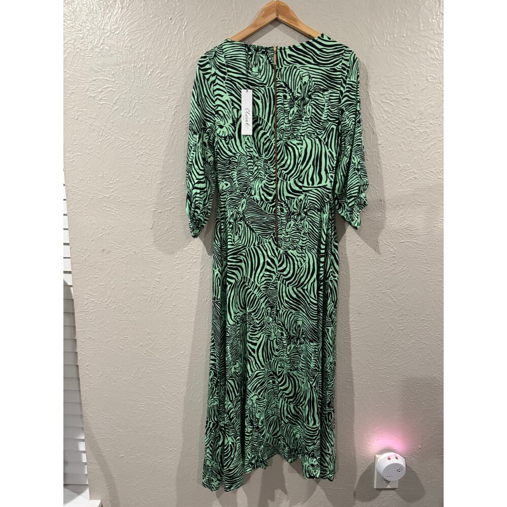 Closet Split Sleeve Animal Print Dress NEW US 8 - Picture 5 of 8